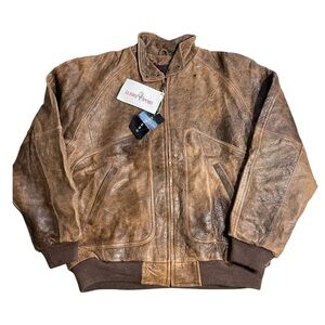 Men's Brown Leather Jacket